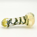 FUMED TWIST SWIRL HAND PIPE