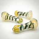 FUMED TWIST SWIRL HAND PIPE