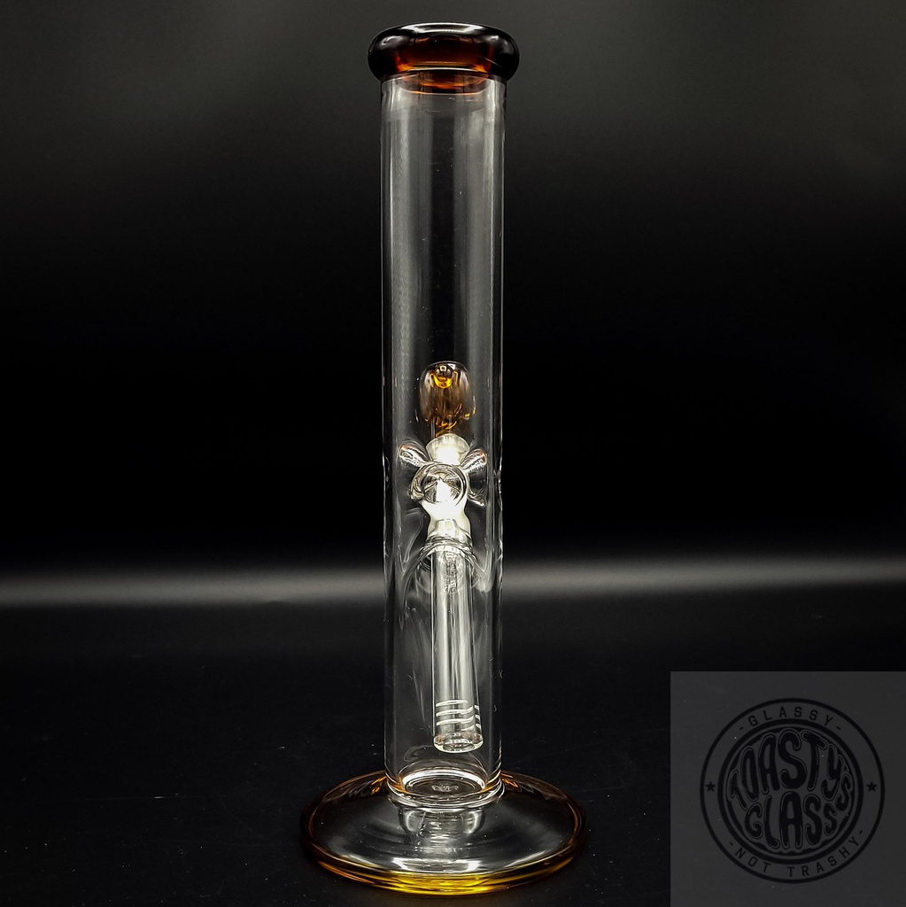 9" CLEAR STRAIGHT TUBE w ICE CATCHER