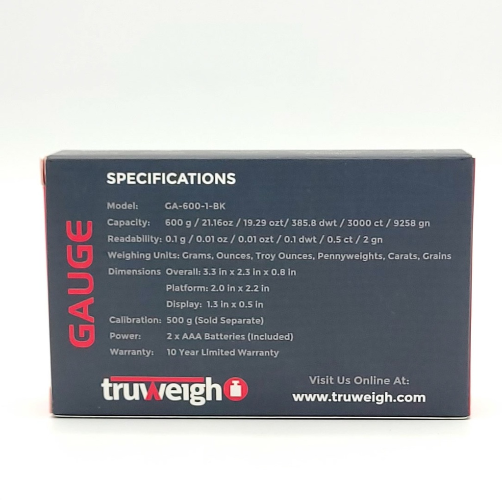 TRUWEIGH Digital Scale 100g x 0.01g