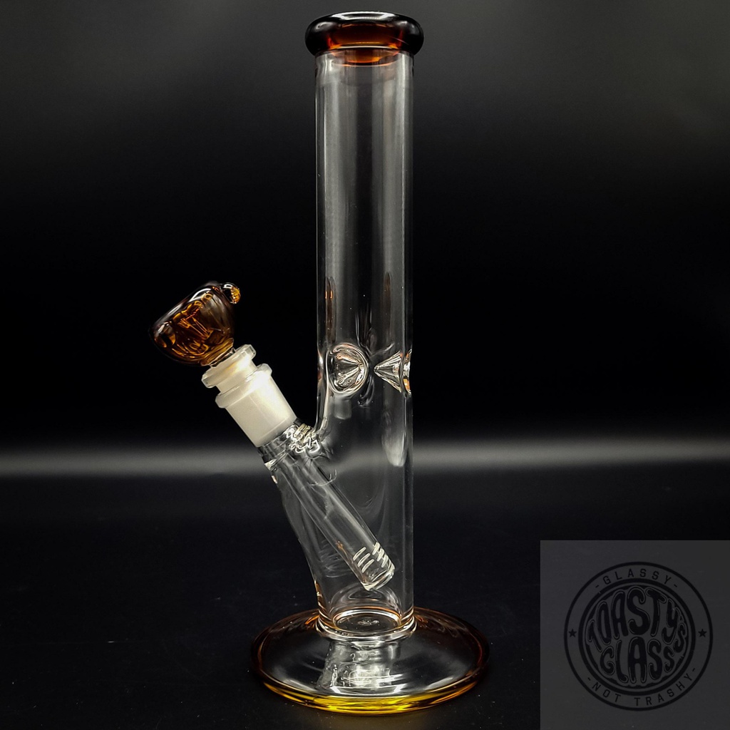 9" CLEAR STRAIGHT TUBE w ICE CATCHER