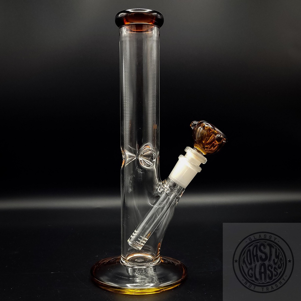 9" CLEAR STRAIGHT TUBE w ICE CATCHER
