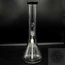 14" CLEAR BEAKER WATER PIPE w ICE CATCHER