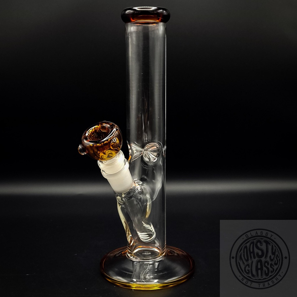 9" CLEAR STRAIGHT TUBE w ICE CATCHER
